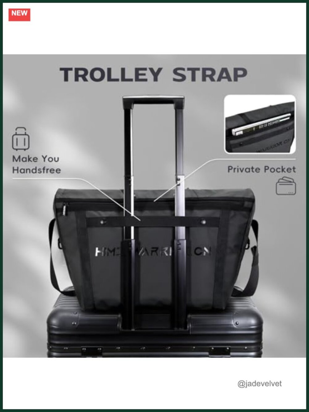 Large Messenger Bag Crossbody Laptop, Rubber Oxford Cloth, Waterproof - Picture 2 of 6